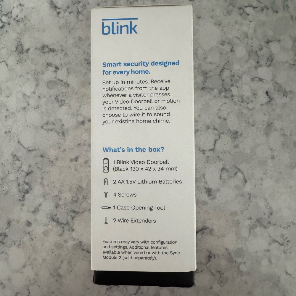 ✨ Blink Video Doorbell – Black | BRAND NEW | NWT ✨ - Picture 7 of 11